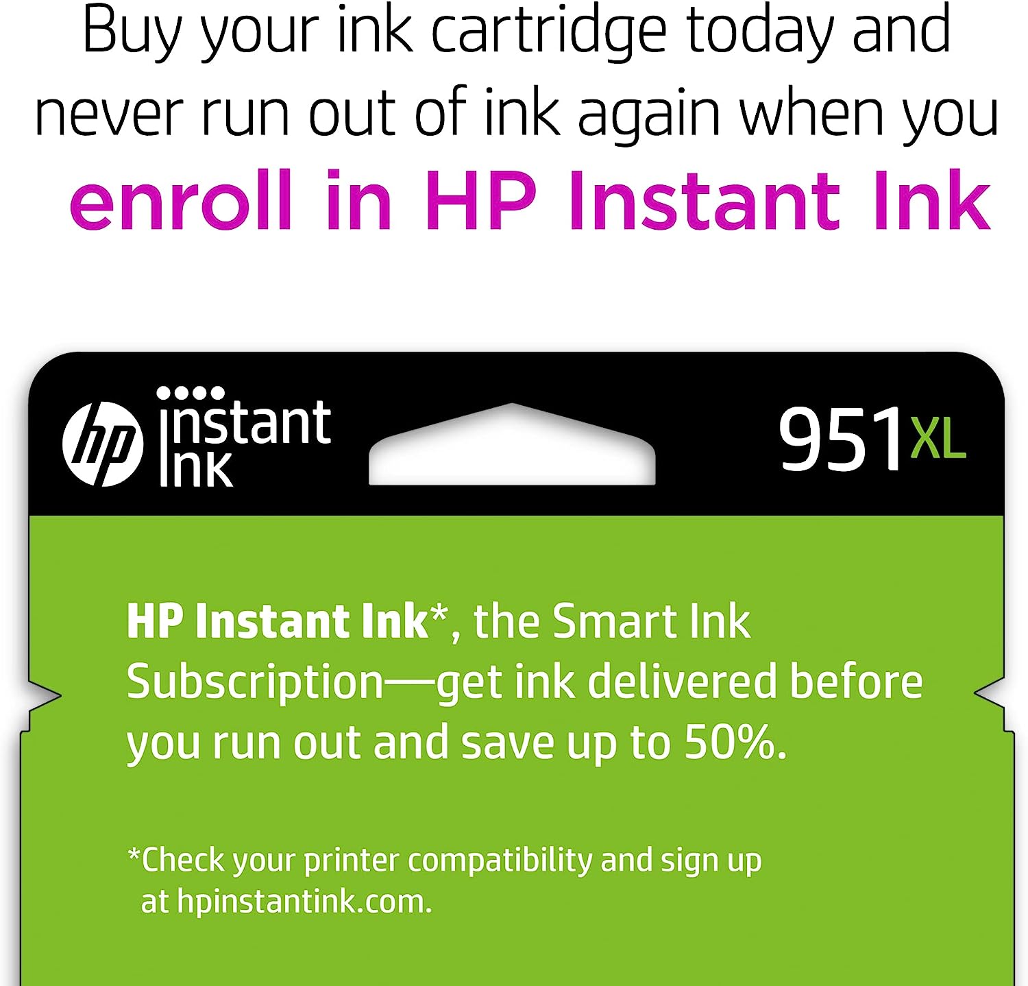 HP 951XL Magenta High-yield Ink Cartridge | Works with HP OfficeJet 8600, HP OfficeJet Pro 251dw, 276dw, 8100, 8610, 8620, 8630 Series | Eligible for Instant Ink | CN047AN - Image 3